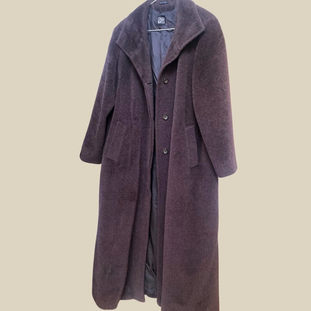 Beautiful long coat from famous Cinzia Rocca - Vintage/oversized - Baby Llama